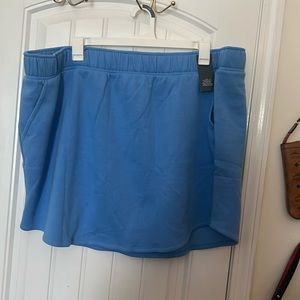 Sweatsuit material mini skirt